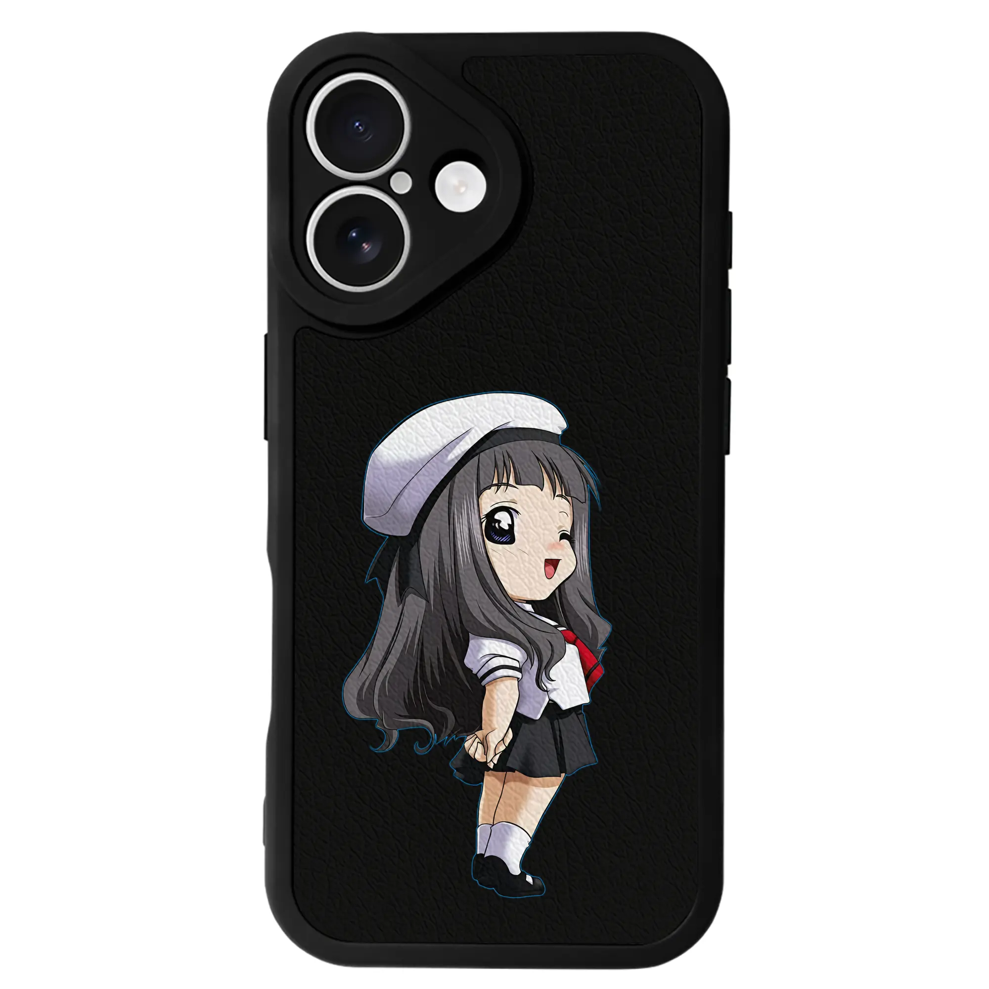 カードキャプターさくら グッズ,大道寺知世 - IPhone 16シリーズ対応 ・ シリコンスマホケース ・ レザー調 ・ 高精度フィット ・ 耐衝撃 ・ ワイヤレス充電対応 ・ 精密カット